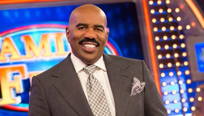 Steve Harvey is currently enjoying a getaway in nature