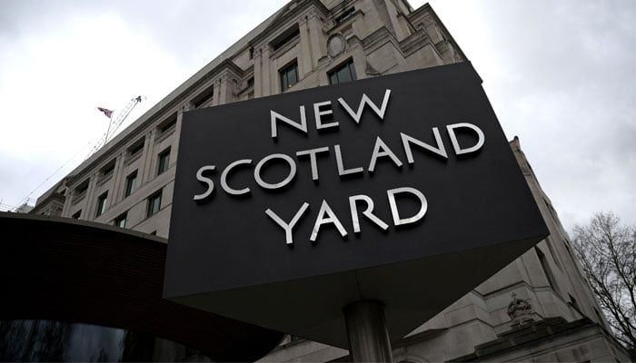 New Scotland Yard, the headquarters of the Metropolitan Police Service (MPS), is pictured in central London on March 21, 2023. — AFP/File