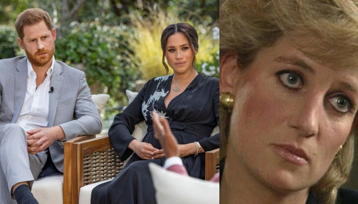 Prince Harry and Meghan Markle were compared to Princess Diana in the way they shared their truth with the world