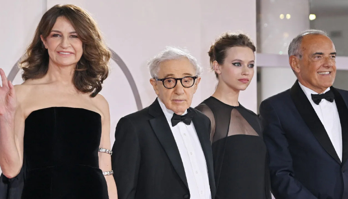 Woody Allen gets standing ovation for Coup de Chance film at the Venice Film Festival: Watch