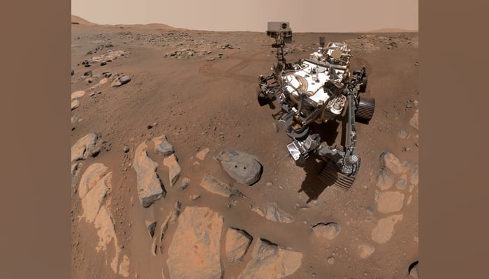 Perseverances Selfie released on September 20, 2021, shows the selfie Rochette on Mars. — Nasa/JPL