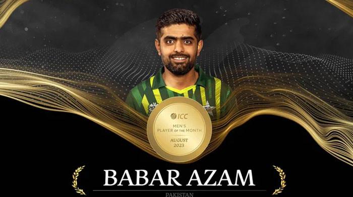 Babar Azam, ICC Ayın Adam Oyuncusu ödülünü aldı