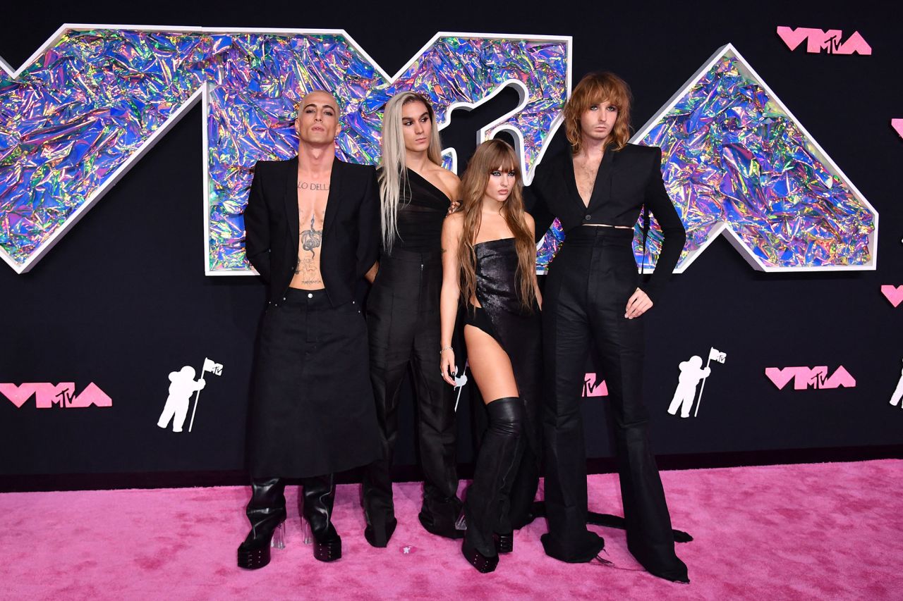 Maneskin in Rick Owens