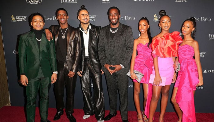 Diddy was joined by four of his seven kids at the MTV VMAs 2023