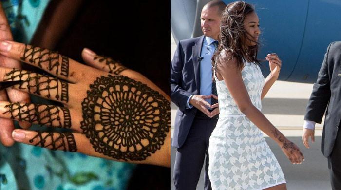 Sasha Obama’nın ellerine güzel kına tasarımlarıyla dövme yaptırdığını hatırlayın
