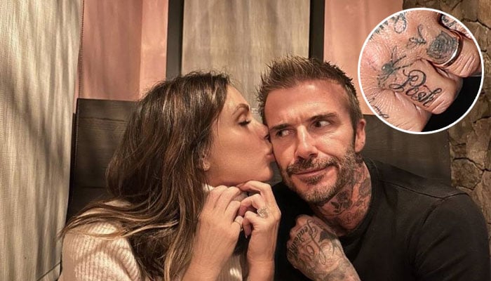 David Beckham and son Cruz dedicate matching tattoo to Victoria Beckham