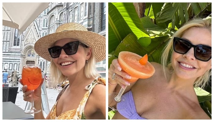 Life all good without Phillip? Holly Willoughbys ditches smoking on trip with husband