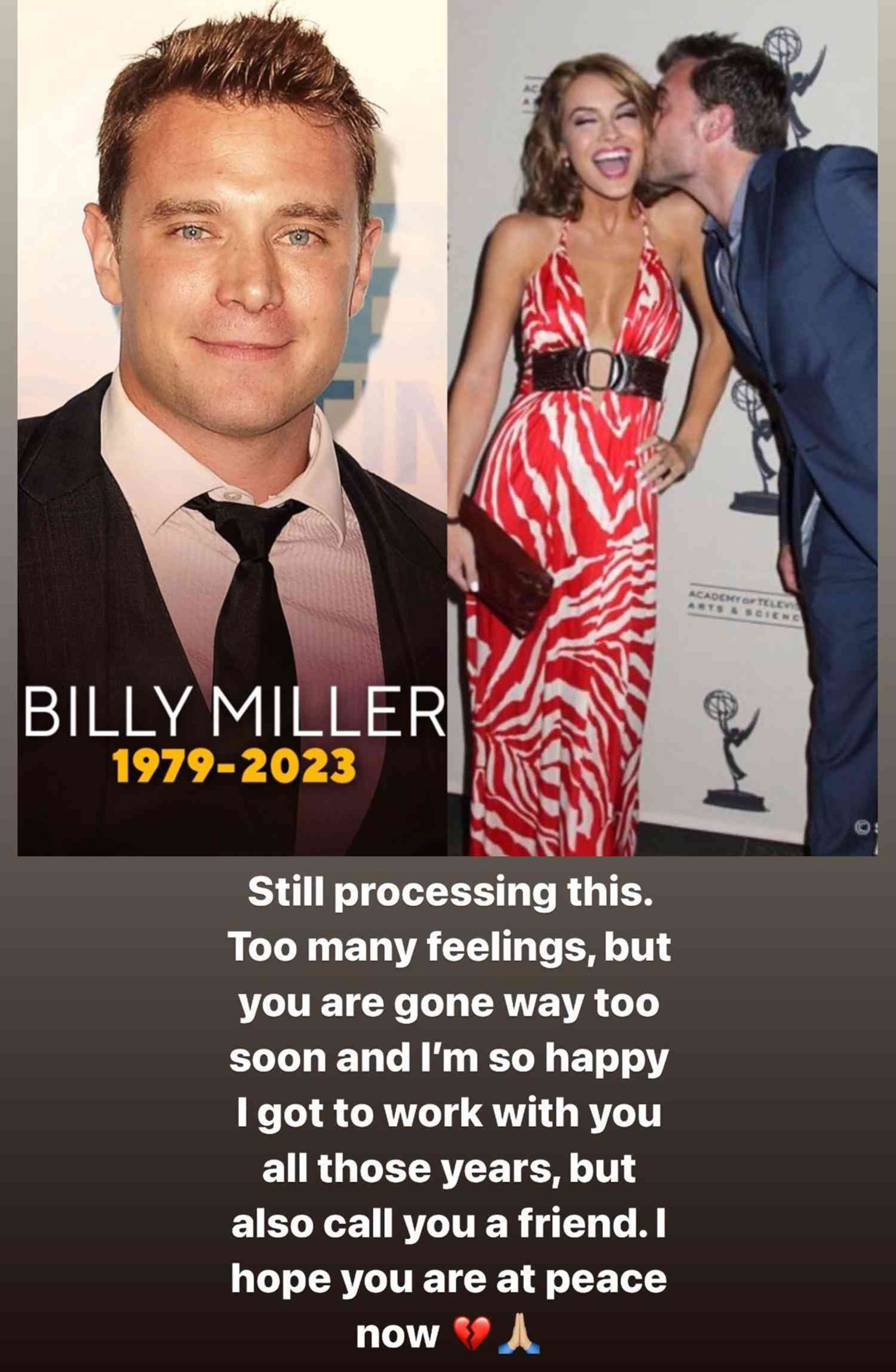 Chrishell Stause remembers late co-star Billy Miller in heartfelt tribute