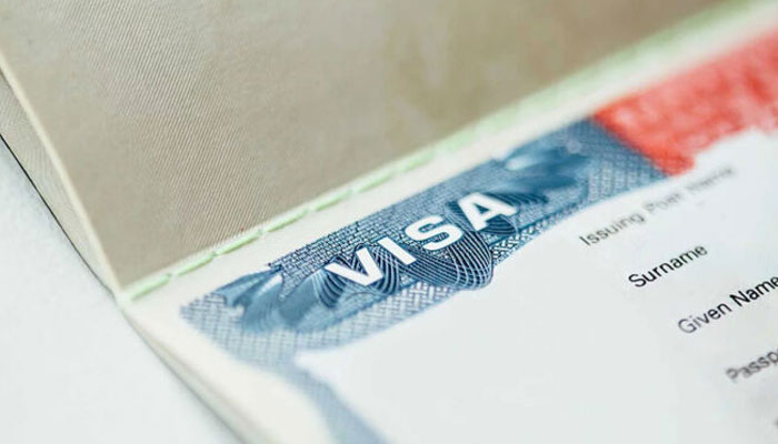 Representational image of a United States visa. — AFP/File