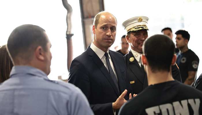Prince William Visits FDNY Firehouse During New York City Trip
