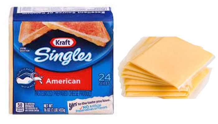 A pack of Kraft cheese singles. — Kraft