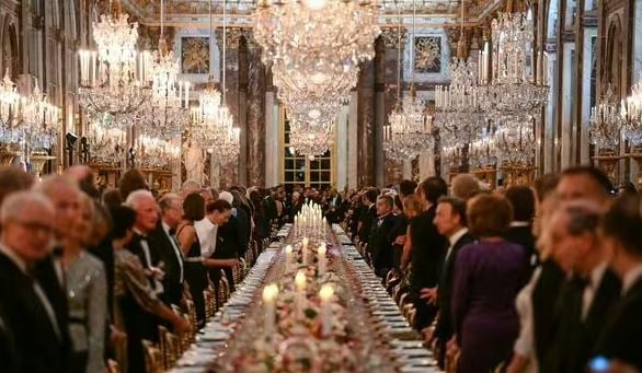 King Charles, Queen Camilla treated to blue lobster, more in lavish state dinner