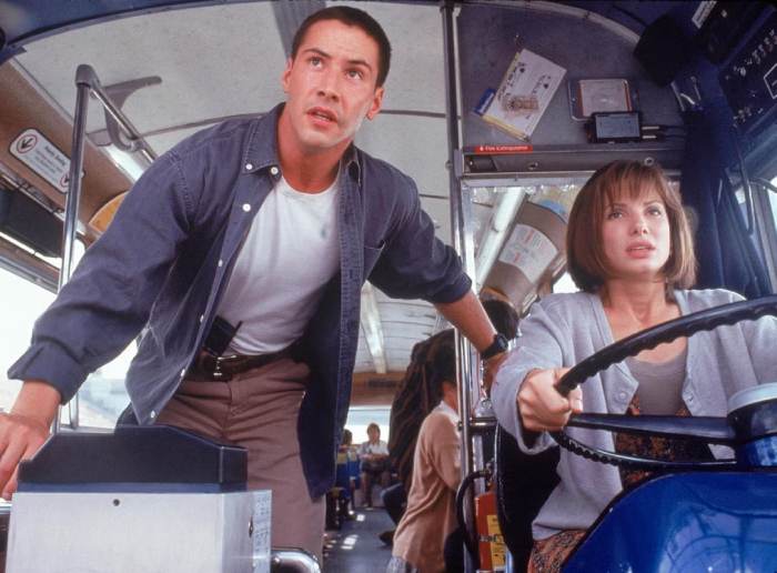 How did Sandra Bullock land her breakthrough role in1994 film Speed?