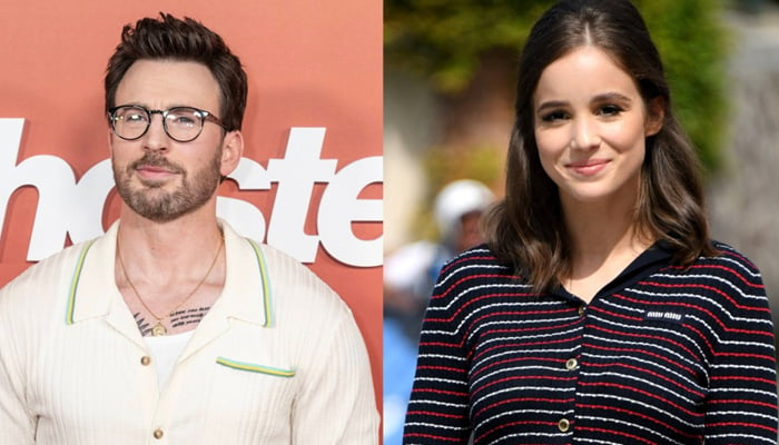 Chris Evans and Alba Baptista were spotted on a flight from Lisbon to Boston