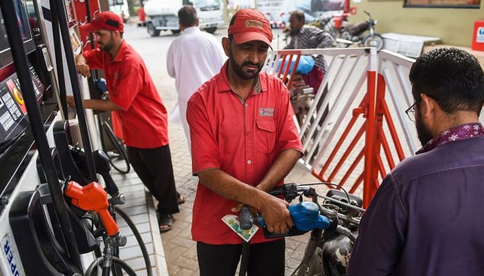 A petrol station in Karachi. — AFP/File