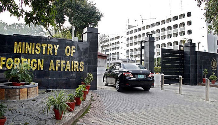 An outside view of the Ministry of Foreign Affairs in Islamabad. — MOFA