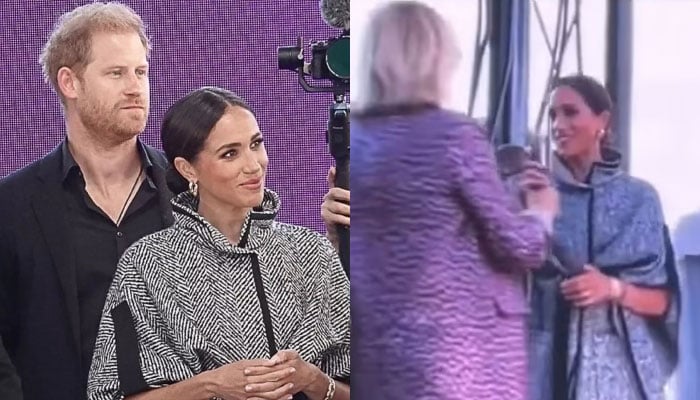 Meghan Markle faced an on-stage blunder that seemingly left her embarrassed