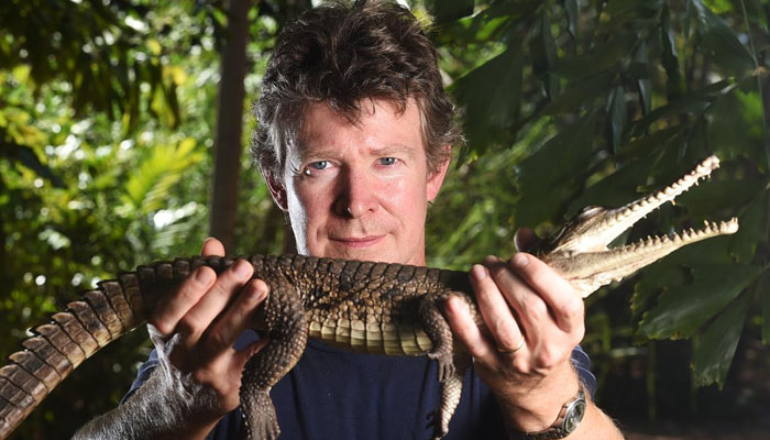 Northern Territory crocodile researcher Adam Britton. — X@newscom