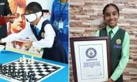 Ten-year-old Malaysian Girl Sets World Record For Blindfolded Chess Set Arrangement