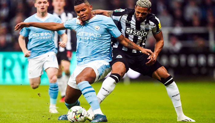Isak secures victory as Newcastle oust Manchester City from EFL Cup. x/ActuFoot_