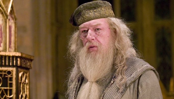 Sir Michael Gambon played Professor Albus Dumbledore in Harry Potter