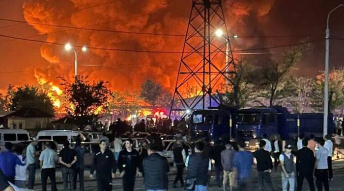 Özbekistan’ın Taşkent Havalimanı’nda büyük patlama