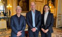 Prince William, Kate Middleton Welcome Apple CEO Tim Cook