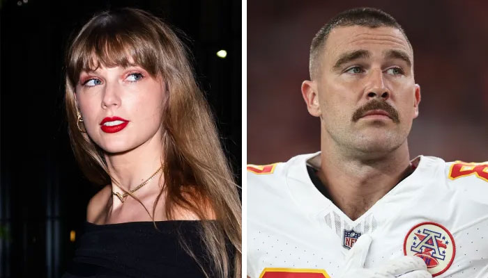 Taylor Swift cheers for Travis Kelce alongside star-studded squad: Watch