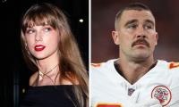 Taylor Swift cheers for Travis Kelce alongside star-studded squad: Watch