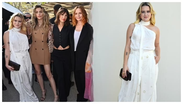 Reese Witherspoons lookalike daughter Ava Phillippe steps out in style at PFW show