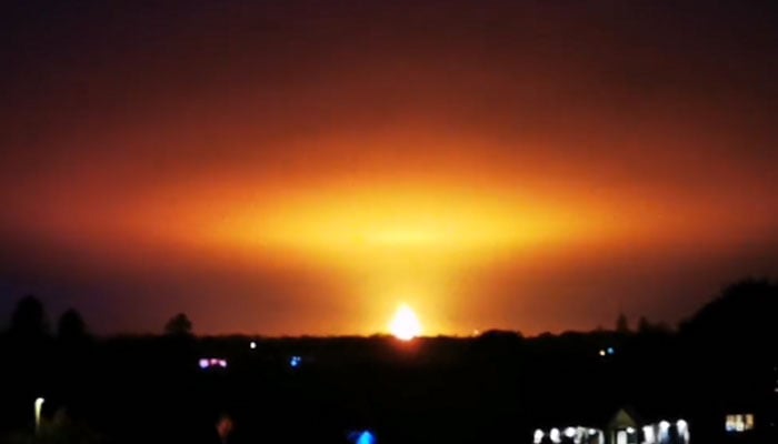 Oxford shaken by massive explosion as fireball lights up night sky. Sky News