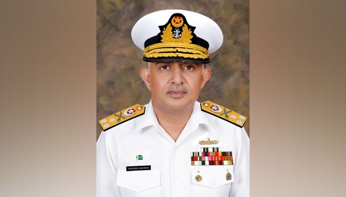 Vice Admiral Naveed Ashraf. — Pakistan Navy
