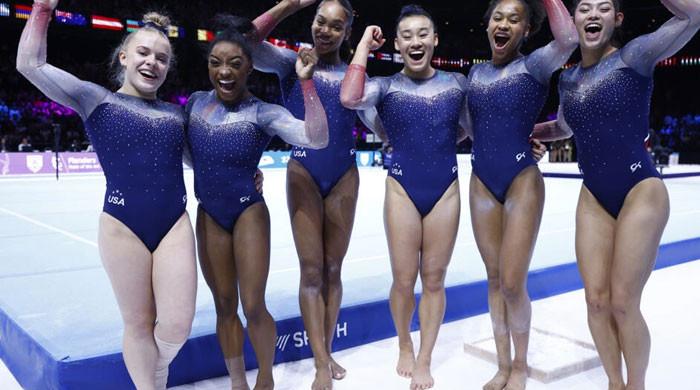 US women's gymnastics team wins historic 7th consecutive world