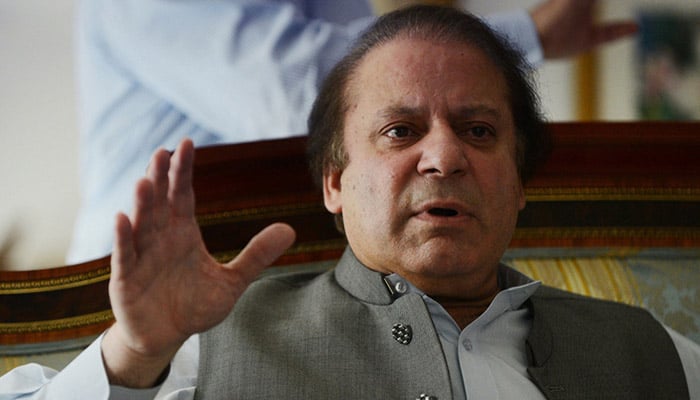 Former prime minister Nawaz Sharif. — AFP/File