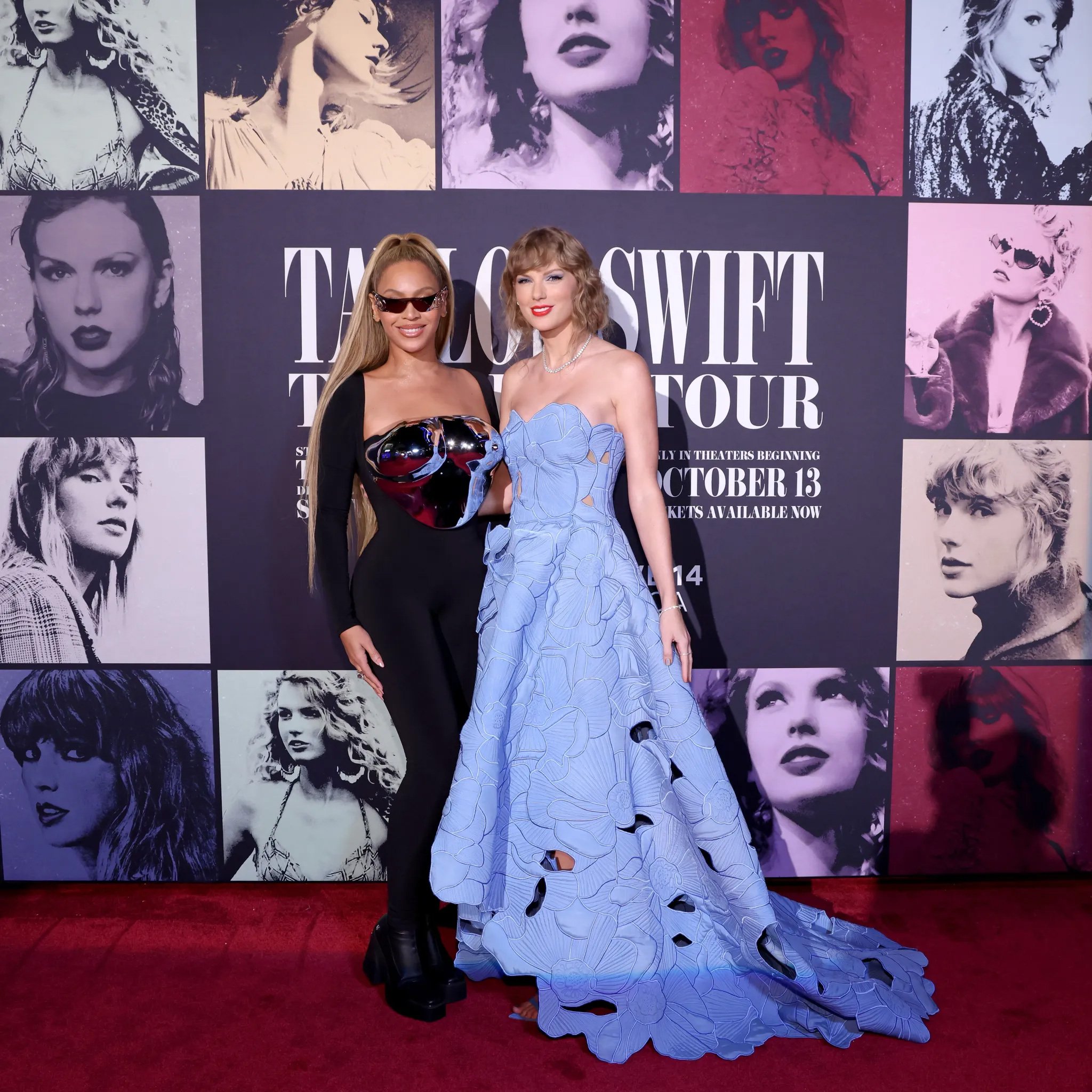 Taylor Posing with Beyonce