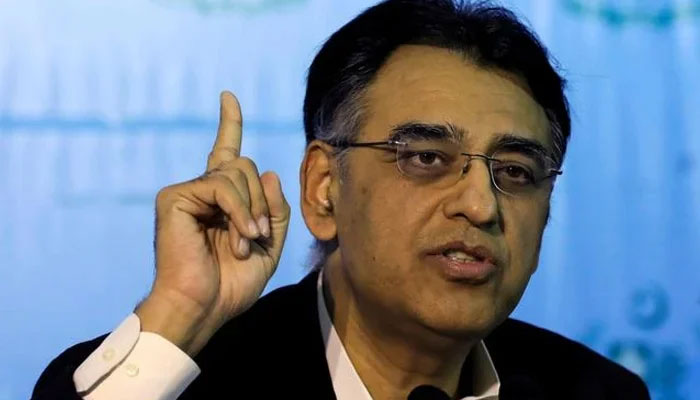 Former federal minister for planning, development, and special initiatives Asad Umar. — AFP/File