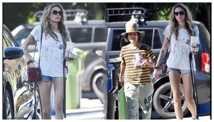 Paris Jackson turns heads with eye-catching top