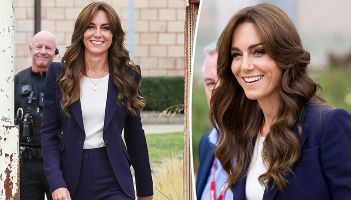 The wife of Prince William showed off a new hair cut along with a more tailored wardrobe in her latest fashion move