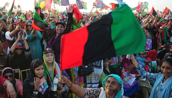 A view of Pakistan Peoples Party’s (PPP) rally. — AFP/File
