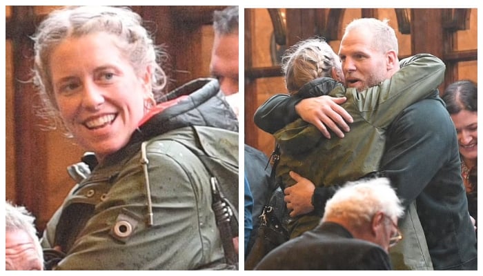 James Haskell gets VERY cosy with mystery blonde after split from Chloe Madeley