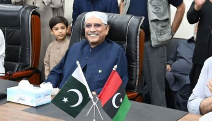 Pakistan Peoples Party (PPP) Co-chairman Asif Ali Zardari. — X/@MediaCellPPP