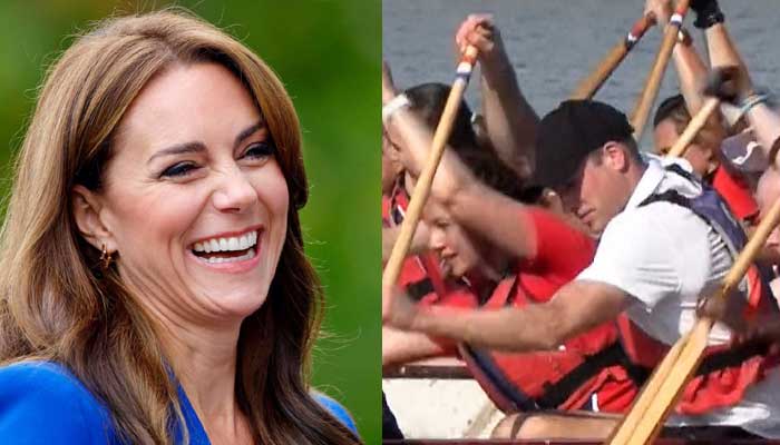 Kate Middleton manque au prince William alors qu'il fait du bateau-dragon à Singapour
