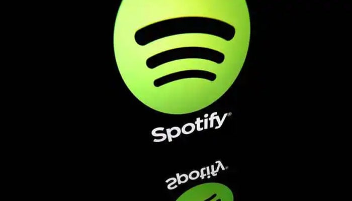 Spotify logo display. — AFP/File