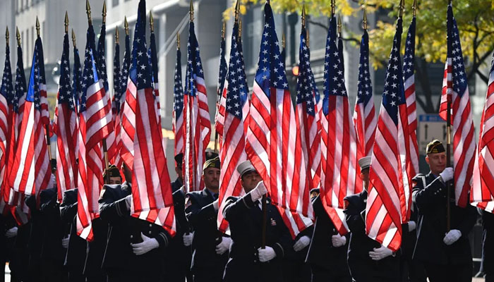 The Veterans Day Parade on Nov. 11, 2019, in New York City. — AFP