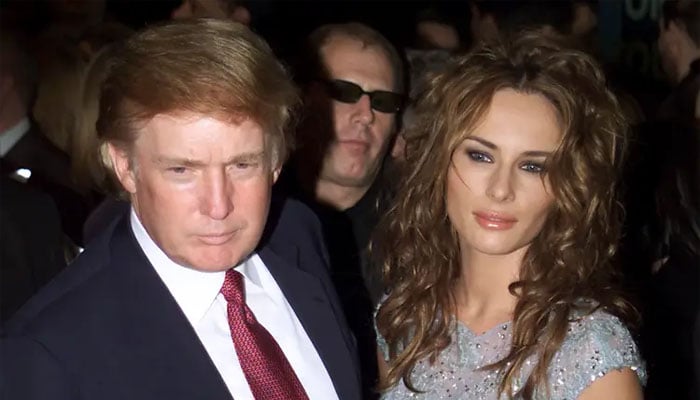 Melania Trump and Donald Trump met in 1998. — X/@michaelloccisano