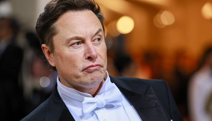 Elon Musk gestures during a gathering. — X/@grosbygroup