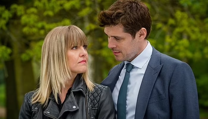 Ashley Jensen and Kenny Doughty met on the set of their BBC drama in 2017