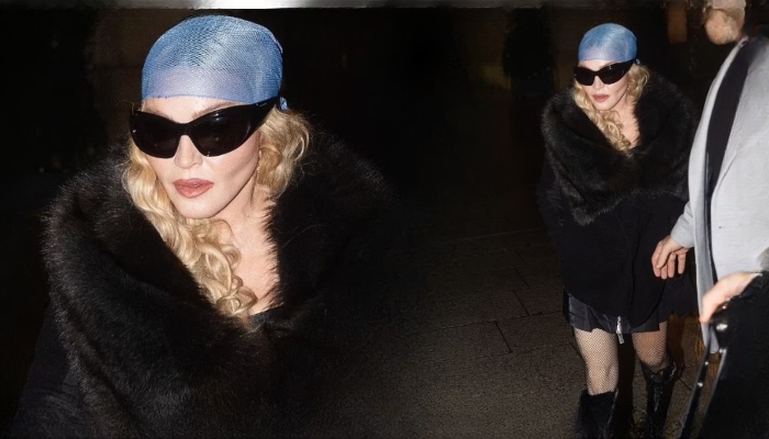 Madonna made a striking appearance on Saturday night