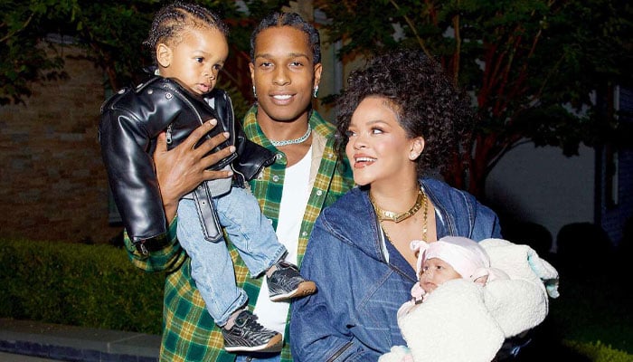 A$AP Rocky and Rihanna share two sons,  RZA, 1, and Riot