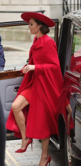 Kate Middleton looks drop dead gorgeous in Princess Dianas diamond oval drop earrings